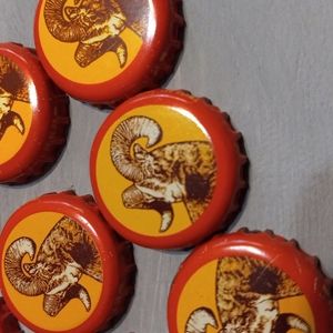Shiner Bock Beer Spoetzl Brewery bottle caps. RAM